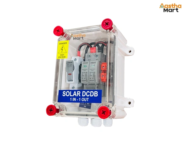 Sibass Solar DCDB 1 IN 1 OUT Sibass DC Fuse + Sibass 600V SPD (1KW - 4KW)