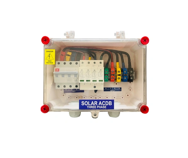 ACDB Three Phase with Havells 32A MCB and Havells AC SPD 320V (5KW- 14KW)