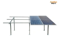 High Rise G.I. 8 Solar Panel Mounting Structure 