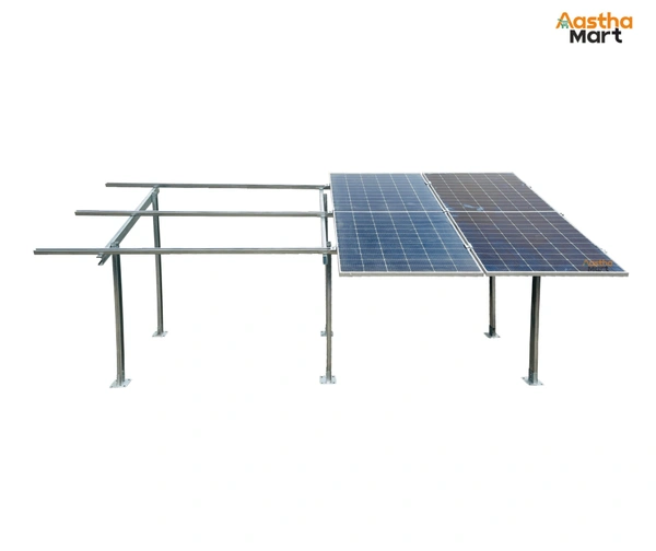 Hot Dip G.I. 4 Solar Panels Mounting Structure