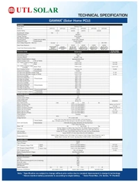 UTL Gamma+ GPP 3400 Li-ion 3KVA 24V MPPT Solar PCU