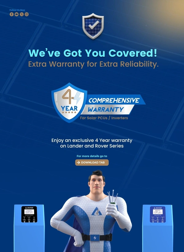 Ashapower Rover 6072 6KVA 72V Copper MPPT Solar PCU