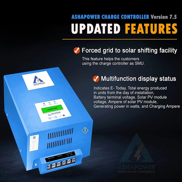 Ashapower Neon 80 12/24/36/48V 80A MPPT Solar Controller SMU (Ver. 9.1)