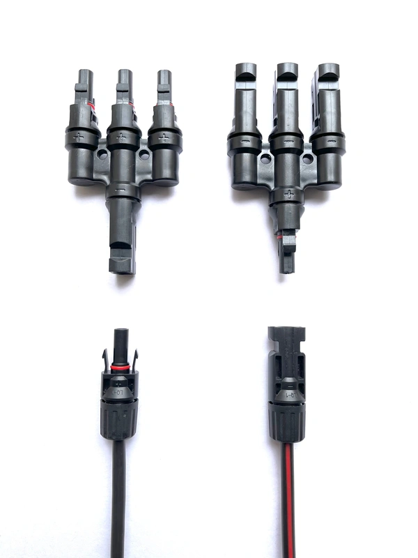 Solar 3 In 1 MC4 Connector 1500V 50A - With 1 Pair MC4