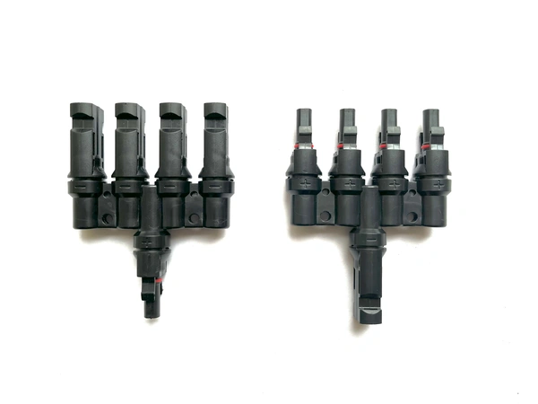 Maxef Solar 4 in 1 MC4 Connector 1500V 50A - With 2 Pair MC4 Connector