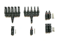 Solar 5 in 1 MC4 Connector 1500V 50A - With 3 Pair 10MM MC4 Connector