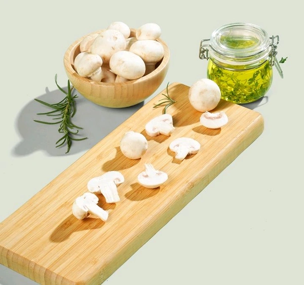 Button White Mushroom - 200 Gm × 1 Pack