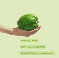 Raw Papaya /Kacha Papiya - M, 2 Pc