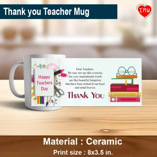 Itsmyway Thank You Teacher Special Quote Mug