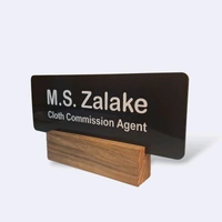 Itsmyway Gift Wooden Desk Name Plate