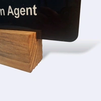 Itsmyway Gift Wooden Desk Name Plate