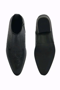 Florence Print Leather Chelesea Boot - 6