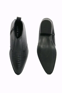 Croc Leather Chelsea Boot - 6