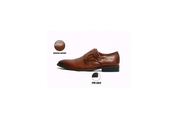 Crust Leather Brogue Shoe - 7