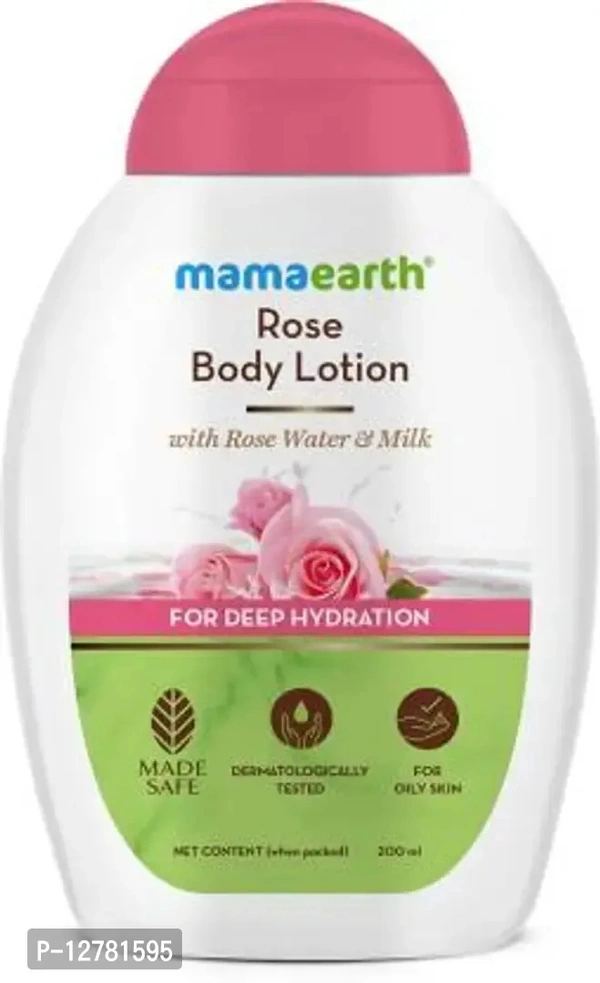 Mamaearth Rose Body Lotion with Rose Water and Milk For Deep Hydration&nbsp;&nbsp;(200 ml)