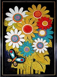 Glitter Sticker Sheet - Black