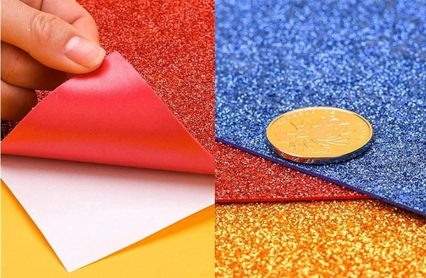 Glitter Sticker Sheet - Silver