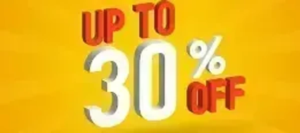 Upto 30% Off