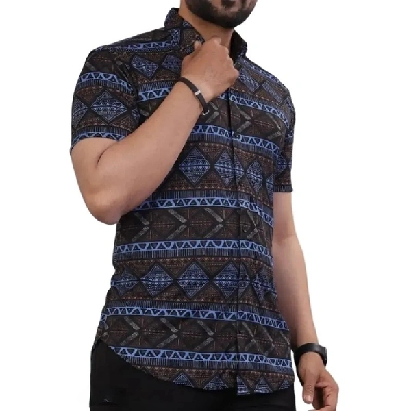 Fancy Lycra Shirts for Men - XL