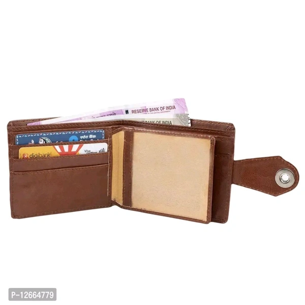 Keviv Leather Wallet for Men - (Tan) - GW110 - Espresso