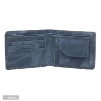 DCENT KRAFT Designer Blue Denim PU Leather Wallet For Men - Blue Bayoux