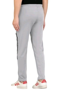 Classic Silk Solid Track Pants for Men - M