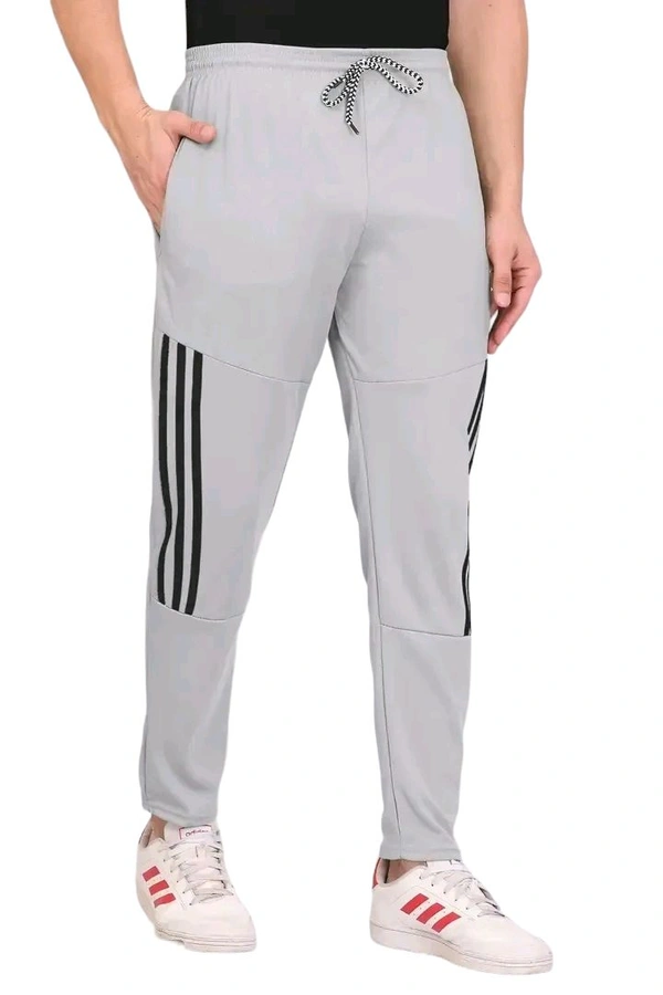 Classic Silk Solid Track Pants for Men - M