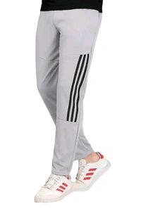 Classic Silk Solid Track Pants for Men - XL