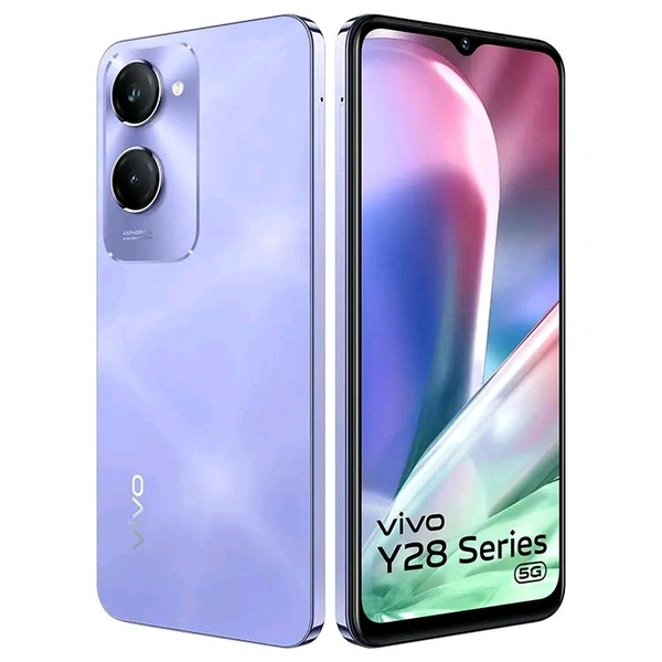 Vivo VIVO Y28s 5G (Twinkling Purple, 128 GB)  (8 GB RAM) - 8+128GB, Twinkling Purple