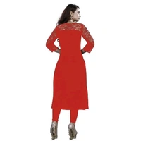 Stylish Fancy Designer Crepe Solid Straight Kurta For Women Pack Of 2 - Multicoloured, Multicoloured, XXL