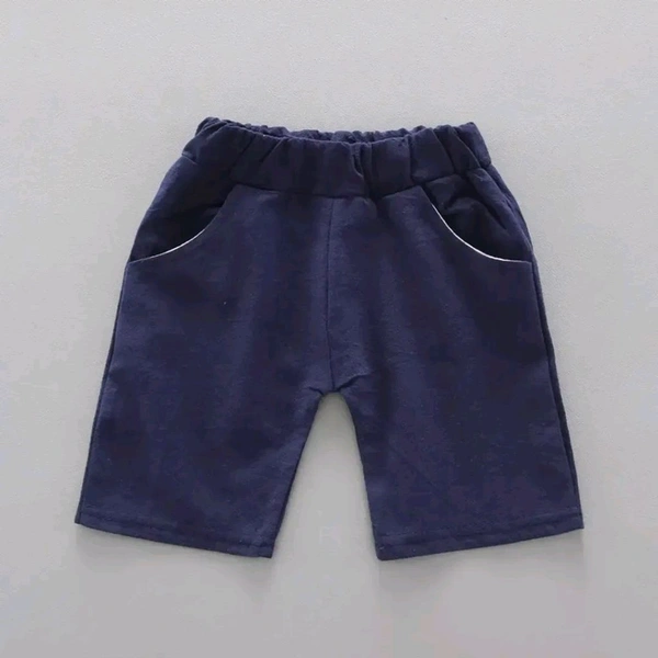 White Cotton Blend Shirt And Shorts Set - White, 9-12 Months