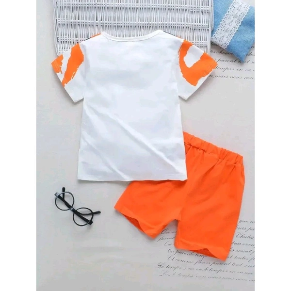 Stylish Printed Kids Boys Clothing Sets - Multicoloured, 1-2 Year