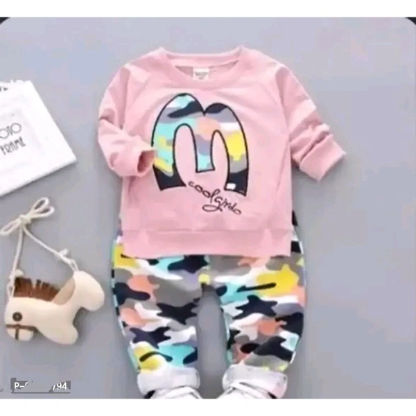 Fabulous Pink Cotton Clothing Set For Boys - Pink, 2-3 Year