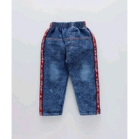 Trendy Cotton Shirts with Denim Trousers Clothing Set for Boys - Multicoloured, 6-7 Year