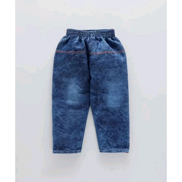 Trendy Cotton Shirts with Denim Trousers Clothing Set for Boys - Multicoloured, 7-8 Year