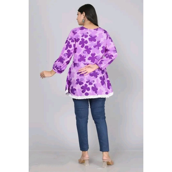 Jivika New Classic Tops - Purple, XL