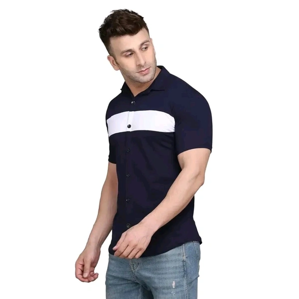 Reliable Cotton Casual Shirts For Men - Blue, M
