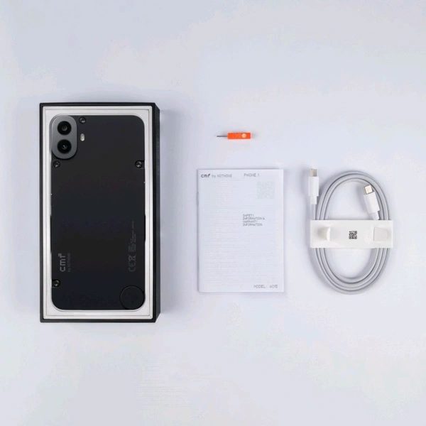 Nothing  CMF by Nothing Phone 1 (Black, 128 GB)  (6 GB RAM) - (6+128GB), Black