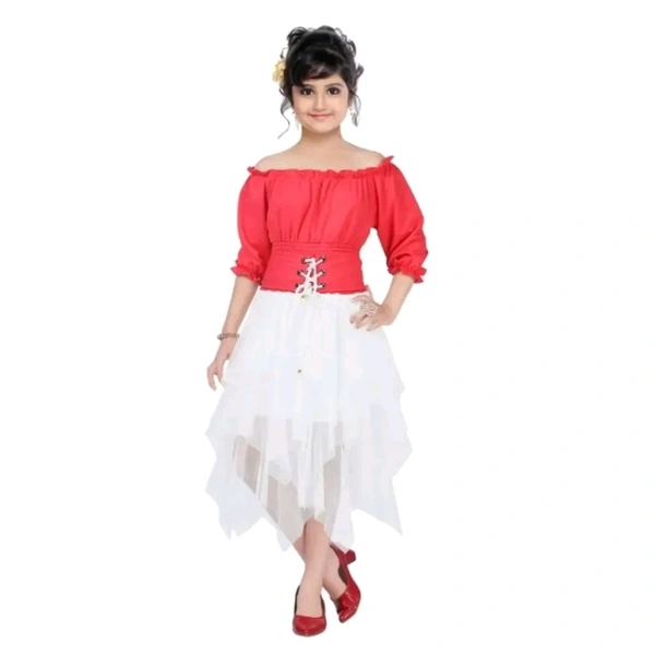 Red Net Self Pattern - Red, 2-3 Year