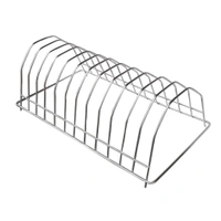 Stainless Steel Plate Stand Dish Rack For Kitchen Pack Of 2