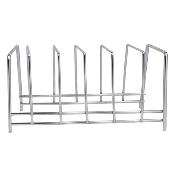 Stainless Steel Plate Stand Dish Rack For Kitchen Pack Of 2