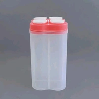 Useful Plastic 4-Section Storage Containers