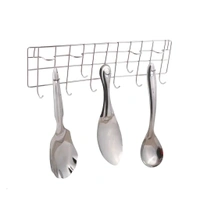 Useful Stainless Steel Chakla Belan Stand And Plate Stand Dish Rack Steel And Ladle Hook Rail Wall Mounted Ladle Stand For Kitchen