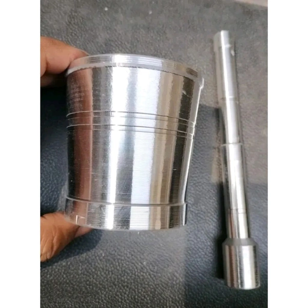 Metal Khalbatta Mortar And Pestle Set