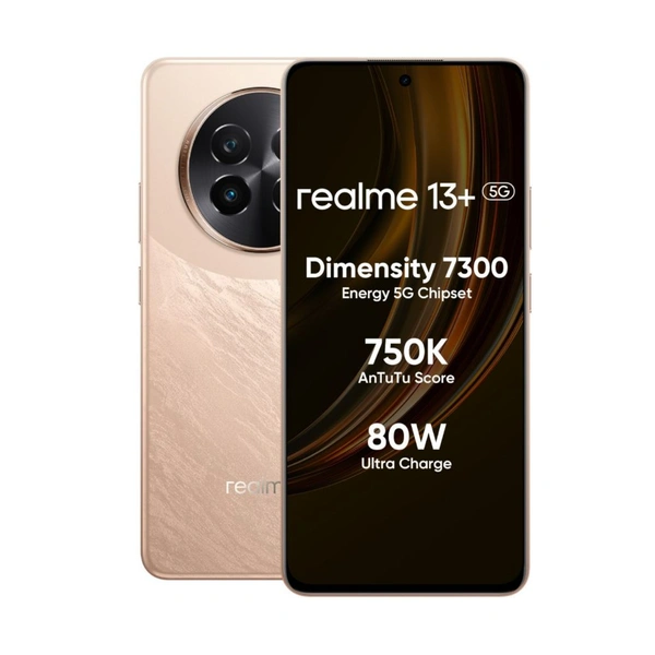 REALME 13+ 5G (Victory Gold, 256 GB)  (8 GB RAM) - (8+256GB), Victory Gold