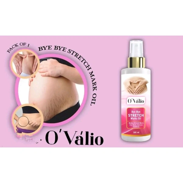Ovalio Premium Stretch Mark Oil For Men and Women (100ml) Pack Of 1