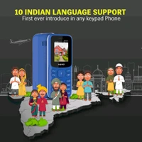 LAVA Hero Shakti Keypad Mobile|1.8 inch Big Display|Auto Call Recording|Wireless FM  (Pepsi Blue) - Pepsi Blue