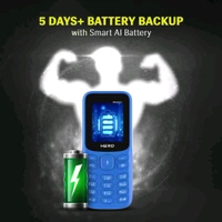 LAVA Hero Shakti Keypad Mobile|1.8 inch Big Display|Auto Call Recording|Wireless FM  (Pepsi Blue) - Pepsi Blue
