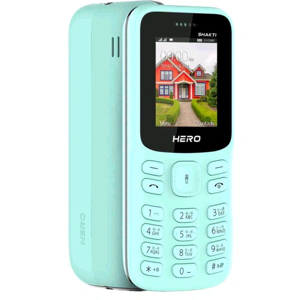 LAVA Hero Shakti Keypad Mobile|1.8 inch Big Display|Auto Call Recording|Wireless FM  (Pepsi Blue) - Mint Green
