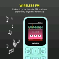 LAVA Hero Shakti Keypad Mobile|1.8 inch Big Display|Auto Call Recording|Wireless FM  (Pepsi Blue) - Mint Green